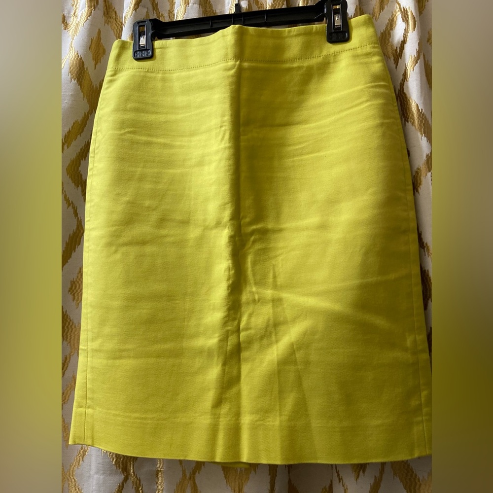 Green pencil skirt by J. Crew